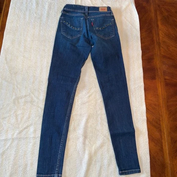 Levi’s 535 legging ladies size 1 blue jeans - Picture 3 of 6